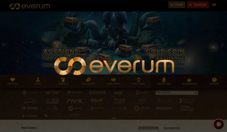 Everum Casino: бонусы, программа лояльности, отзывы игроков